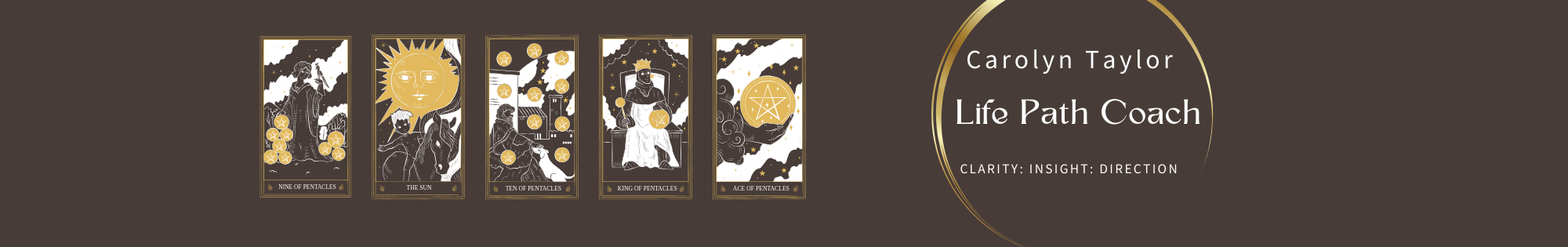 tarot cards aligned image of tarot cards aligned